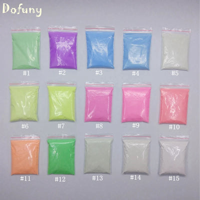 Glow in Dark Pigment Phosphor Nail Glitter Powder Luminous Pigment,Photoluminescent Polish Dye Color:Yellow 1Bag=10grams