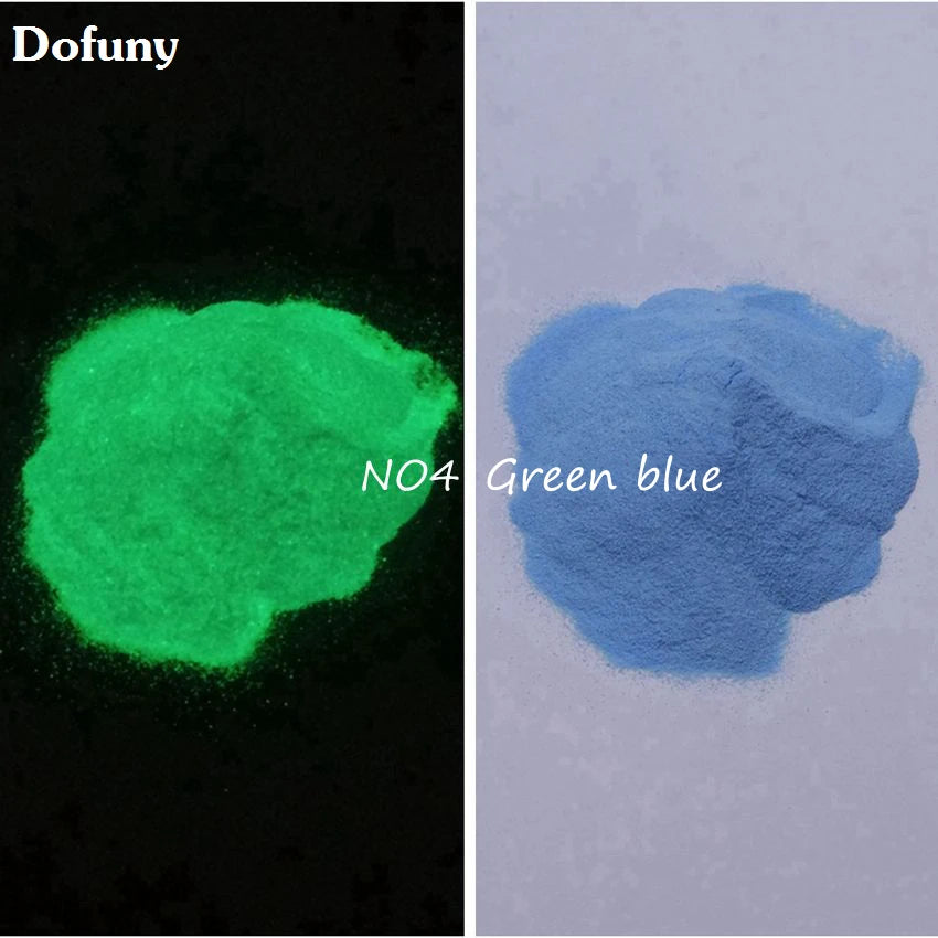 Glow in Dark Pigment Phosphor Nail Glitter Powder Luminous Pigment,Photoluminescent Polish Dye Color:Yellow 1Bag=10grams