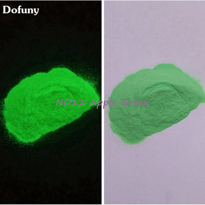 Glow in Dark Pigment Phosphor Nail Glitter Powder Luminous Pigment,Photoluminescent Polish Dye Color:Yellow 1Bag=10grams