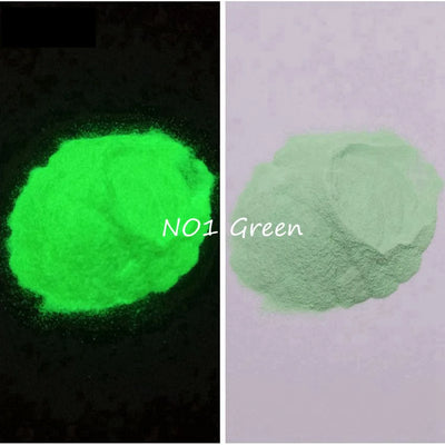 Glow in Dark Pigment Phosphor Nail Glitter Powder Luminous Pigment,Photoluminescent Polish Dye Color:Yellow 1Bag=10grams