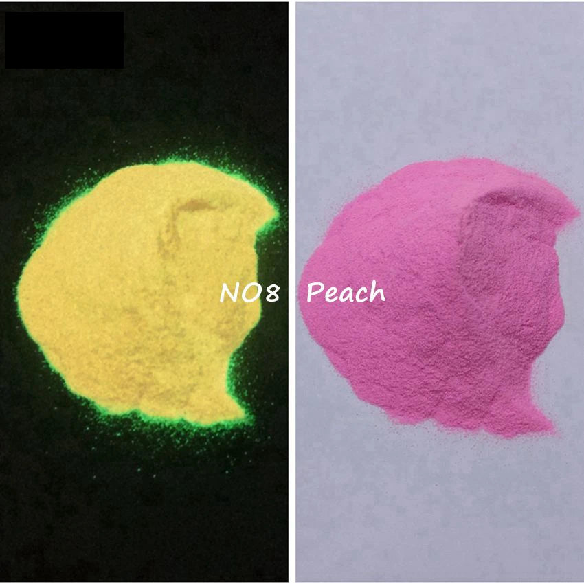 Glow in Dark Pigment Phosphor Nail Glitter Powder Luminous Pigment,Photoluminescent Polish Dye Color:Yellow 1Bag=10grams