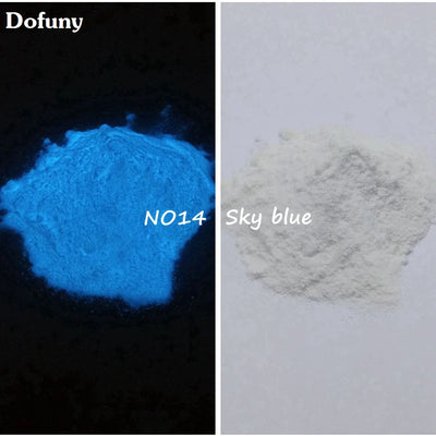 Glow in Dark Pigment Phosphor Nail Glitter Powder Luminous Pigment,Photoluminescent Polish Dye Color:Yellow 1Bag=10grams