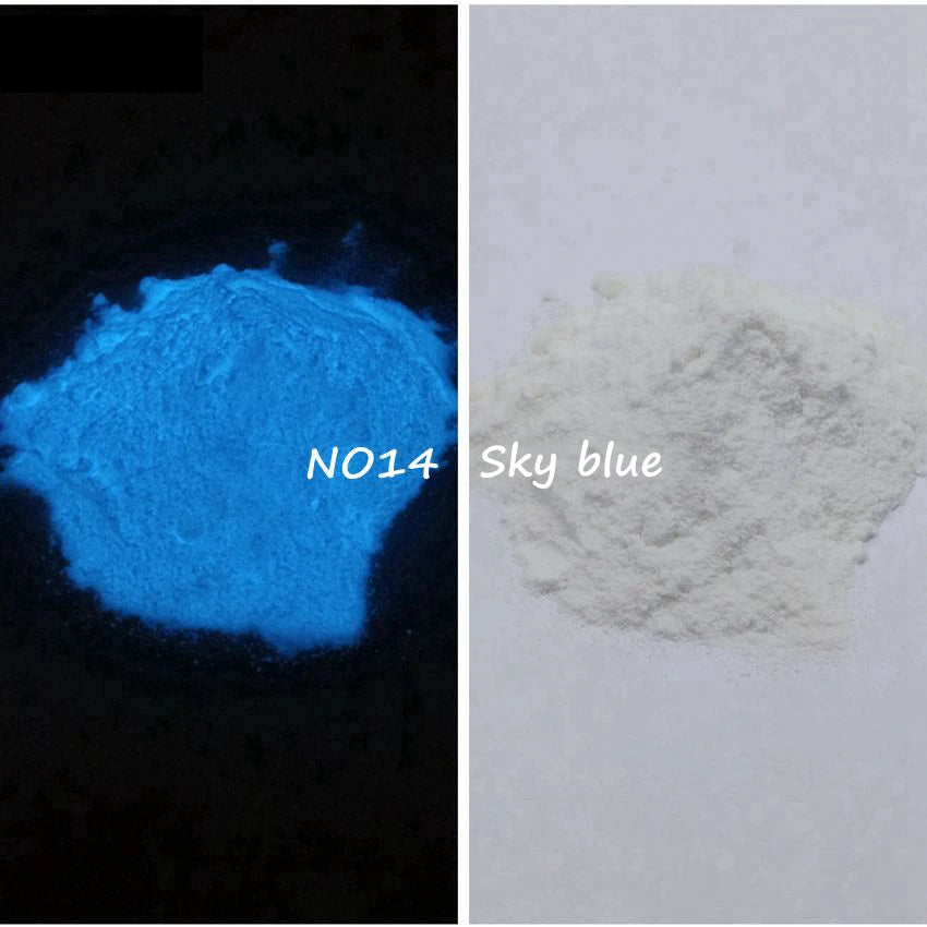 Glow in Dark Pigment Phosphor Nail Glitter Powder Luminous Pigment,Photoluminescent Polish Dye Color:Yellow 1Bag=10grams