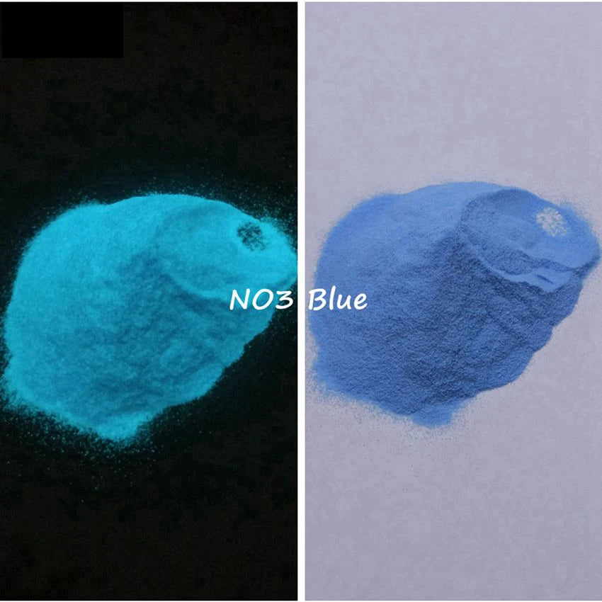 Glow in Dark Pigment Phosphor Nail Glitter Powder Luminous Pigment,Photoluminescent Polish Dye Color:Yellow 1Bag=10grams