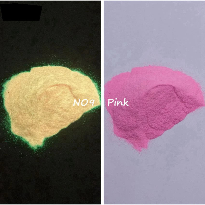 Glow in Dark Pigment Phosphor Nail Glitter Powder Luminous Pigment,Photoluminescent Polish Dye Color:Yellow 1Bag=10grams