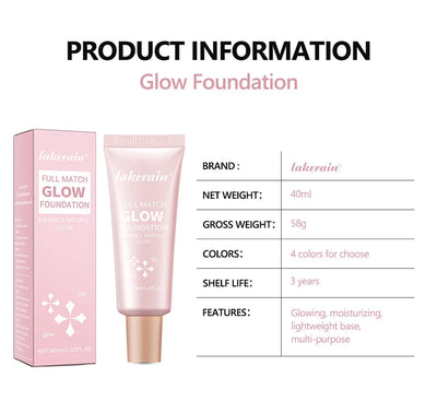 Natural Glow Enhancer Foundation Glowing Moisturizing Lightweight base Multi-purpose Face Body Glitter Cream Bronzer For Paris