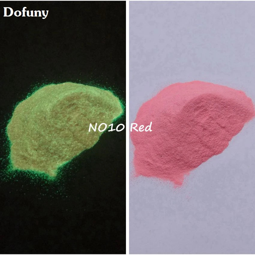 Glow in Dark Pigment Phosphor Nail Glitter Powder Luminous Pigment,Photoluminescent Polish Dye Color:Yellow 1Bag=10grams