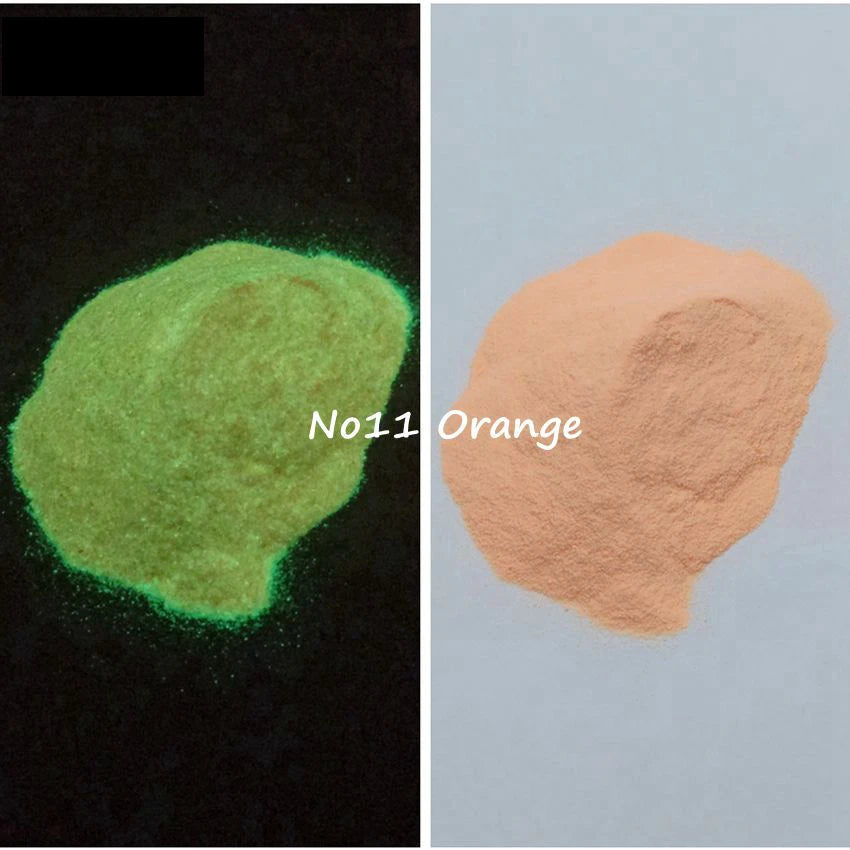 Glow in Dark Pigment Phosphor Nail Glitter Powder Luminous Pigment,Photoluminescent Polish Dye Color:Yellow 1Bag=10grams