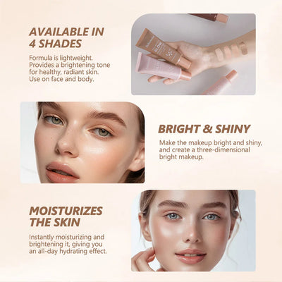 Glow Foundation Illuminator Glotion Natural Glow Enhancer Glowing Moisturizing Lightweight base Multi-purpose Illuminator Highli