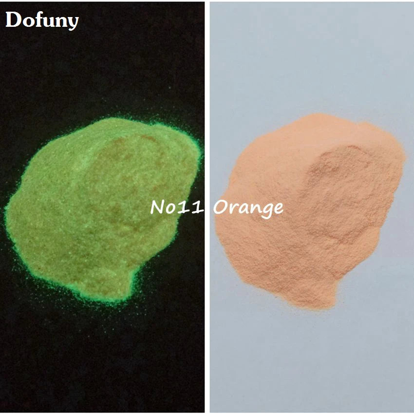 Glow in Dark Pigment Phosphor Nail Glitter Powder Luminous Pigment,Photoluminescent Polish Dye Color:Yellow 1Bag=10grams