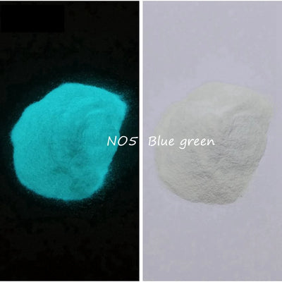 Glow in Dark Pigment Phosphor Nail Glitter Powder Luminous Pigment,Photoluminescent Polish Dye Color:Yellow 1Bag=10grams