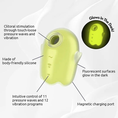 satisfyer Glowing Ghost glow-in-the-dark sucking vibrator female clit sucking stimulator woman sex toy sucking vibrator Sex shop