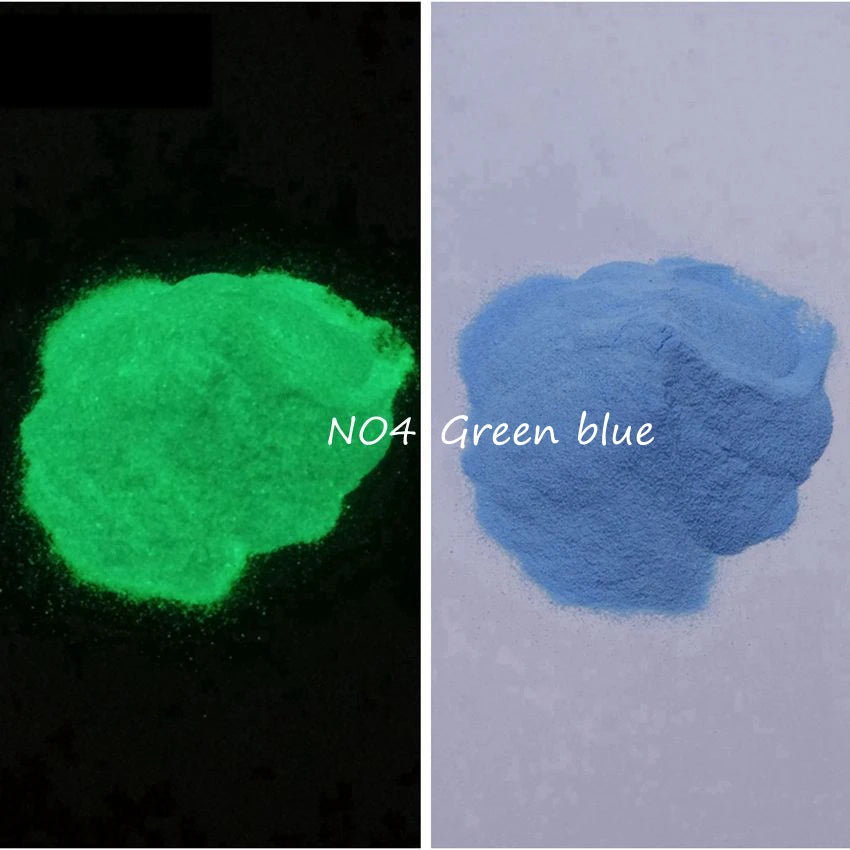 Glow in Dark Pigment Phosphor Nail Glitter Powder Luminous Pigment,Photoluminescent Polish Dye Color:Yellow 1Bag=10grams