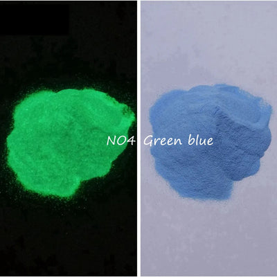 Glow in Dark Pigment Phosphor Nail Glitter Powder Luminous Pigment,Photoluminescent Polish Dye Color:Yellow 1Bag=10grams